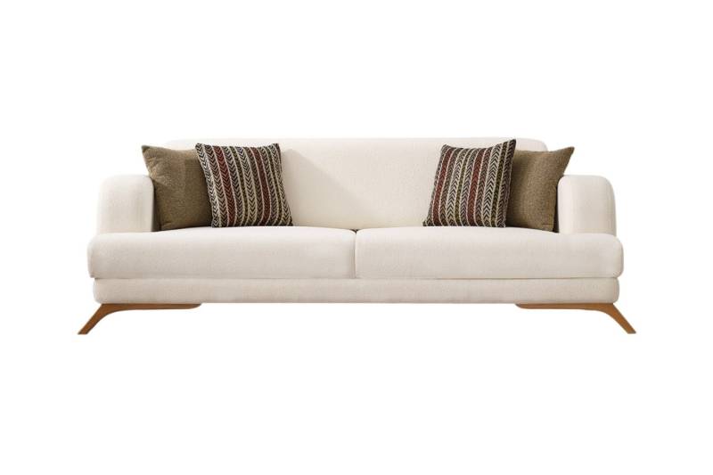 Villa Möbel Sofa Nairobi, 2-Sitzer 1 Teile, Hand Made Quality, pflegeleichter Mikrofasersamtstoff von Villa Möbel