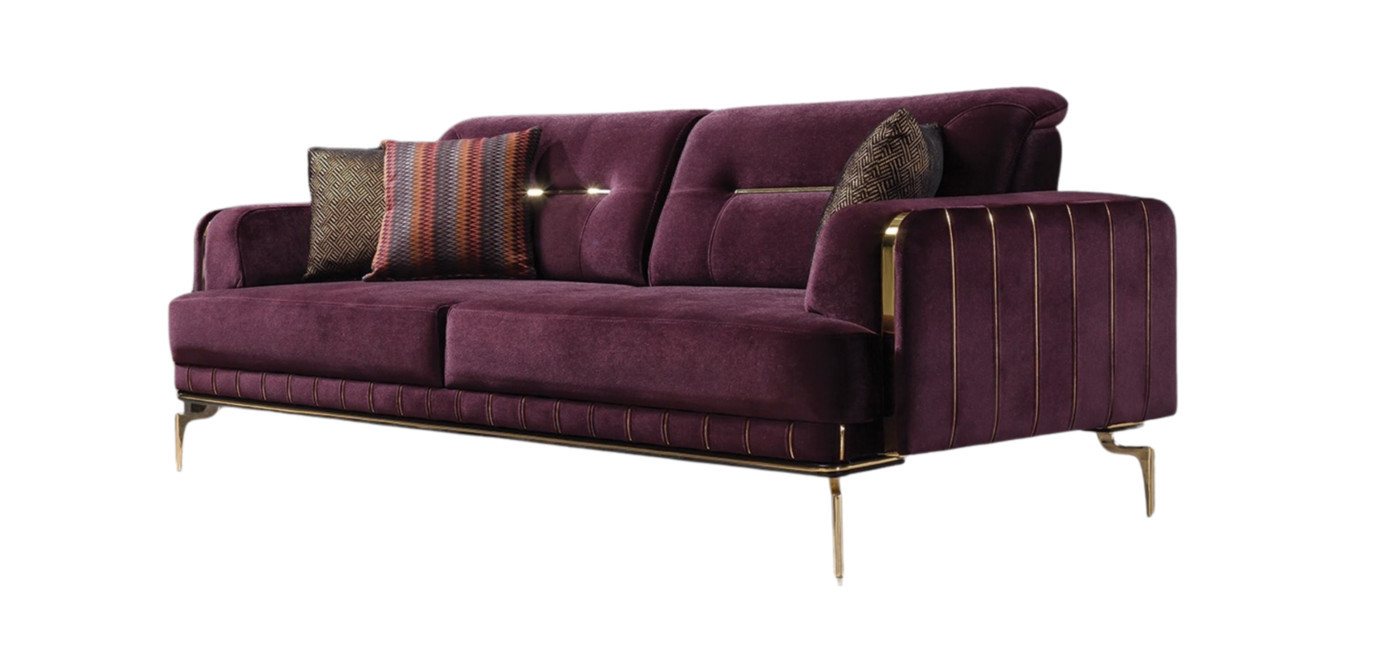 Villa Möbel Sofa Note, 1 Stk. 3-Sitzer, mit Relax-/Bettfunktion durch umklappbare Rückenlehne von Villa Möbel
