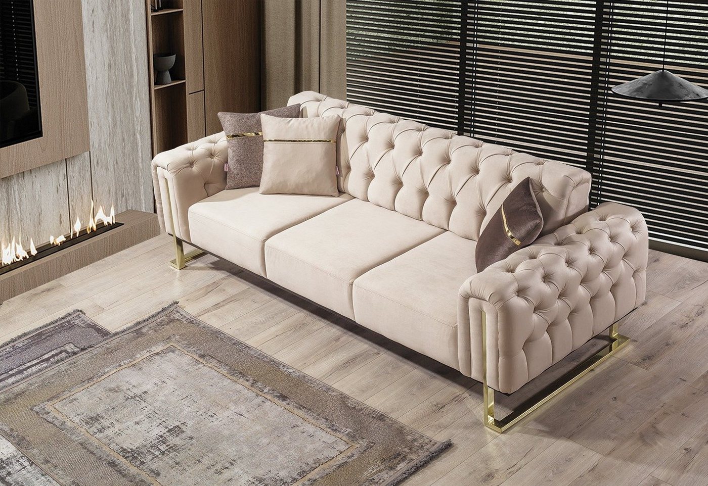 Villa Möbel Sofa Nova, Set, mit Relax-/Bettfunktion durch umklappbare Rückenlehne Villa Möbel Sofa Nova, Set, mit Relax-/Bettfunktion durch umklappbare Rückenlehne von Villa Möbel