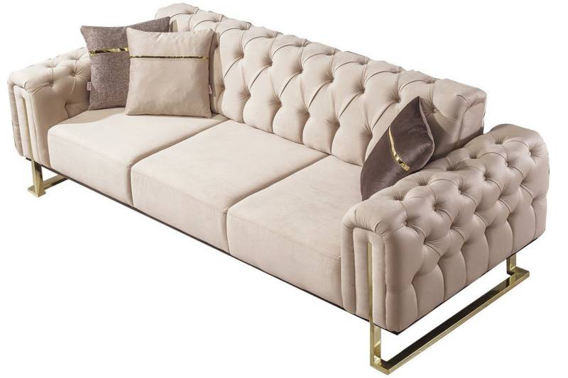 Villa Möbel Sofa Nova, 1 Stk. 2-Sitzer, mit Relax-/Bettfunktion durch umklappbare Rückenlehne von Villa Möbel