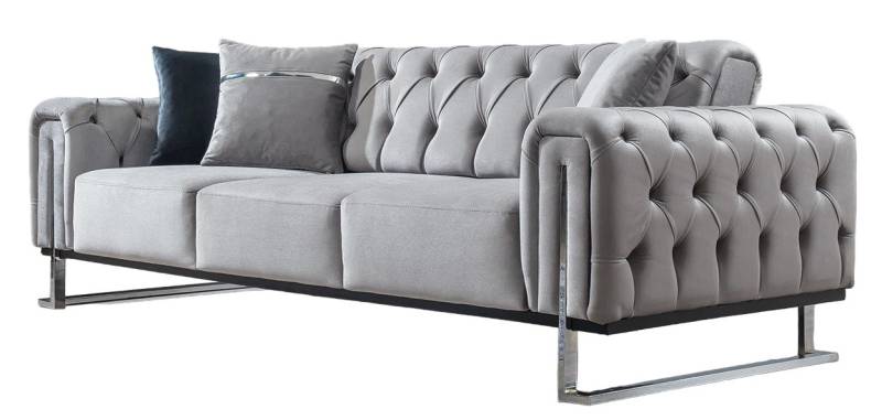 Villa Möbel Sofa Nova, 1 Stk. 3-Sitzer, mit Relax-/Bettfunktion durch umklappbare Rückenlehne von Villa Möbel