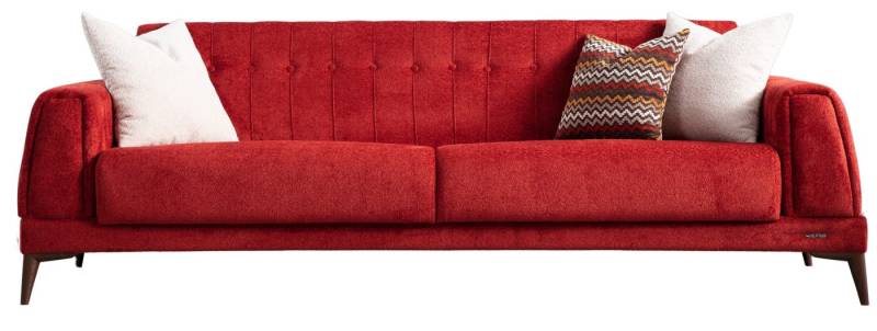 Villa Möbel Sofa Passion, 1 Stk. 2-Sitzer, mit Relax-/Bettfunktion durch aufklappbare Sitzfläche von Villa Möbel