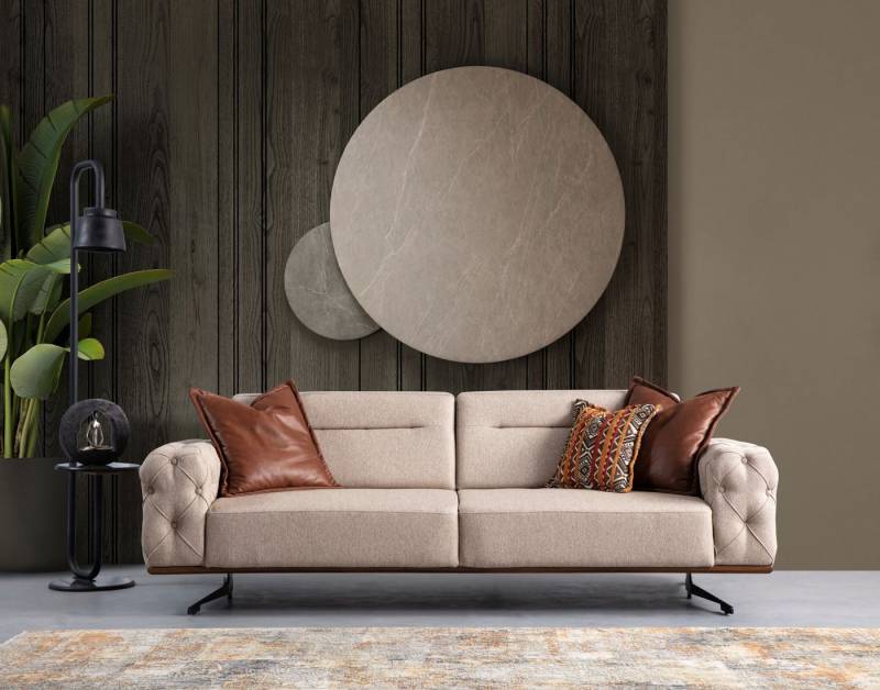 Villa Möbel Sofa Prestige, 1 Stk. 3-Sitzer, mit Relax-/Bettfunktion durch verstellbare Rückenlehne von Villa Möbel