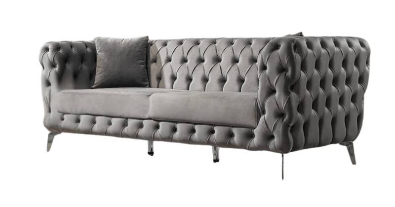 Villa Möbel Sofa Rich, 1 Stk. 3-Sitzer, Handmade Quality,strapazierfähiger,pflegeleichter Mikrofaserstoff von Villa Möbel