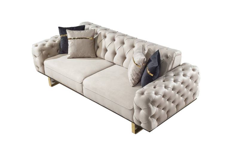 Villa Möbel Sofa Roma, Set, mit Relax-/Bettfunktion durch umklappbare Rückenlehne von Villa Möbel