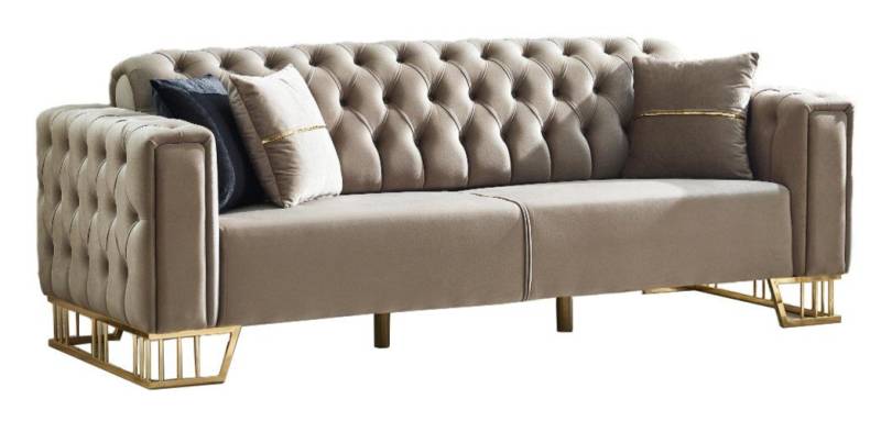Villa Möbel Sofa Royce, 1 Stk. 2-Sitzer, mit Relax-/Bettfunktion durch umklappbare Rückenlehne von Villa Möbel
