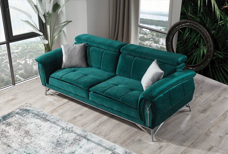 Villa Möbel Sofa Sky, Set, mit Relax-/Bettfunktion durch verstellbare Rückenlehne von Villa Möbel