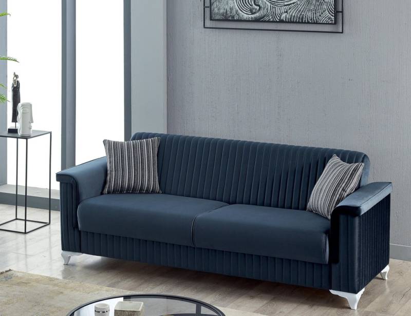 Villa Möbel Sofa Sleepy, 1 Stk. 2-Sitzer, mit Relax-/Bettfunktion durch umklappbare Rückenlehne von Villa Möbel