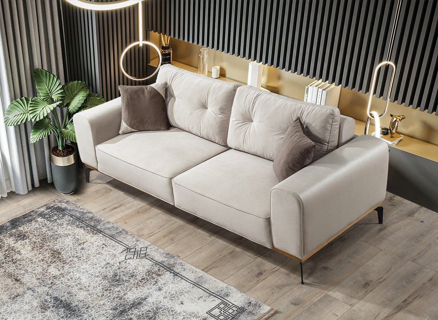 Villa Möbel Sofa Tubby, 1 Stk. 2-Sitzer, mit Relax-/Bettfunktion durch umklappbare Rückenlehne Villa Möbel Sofa Tubby, 1 Stk. 2-Sitzer, mit Relax-/Bettfunktion durch umklappbare Rückenlehne von Villa Möbel