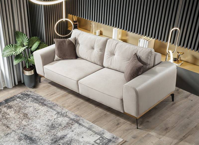 Villa Möbel Sofa Tubby, 1 Stk. 2-Sitzer, mit Relax-/Bettfunktion durch umklappbare Rückenlehne von Villa Möbel