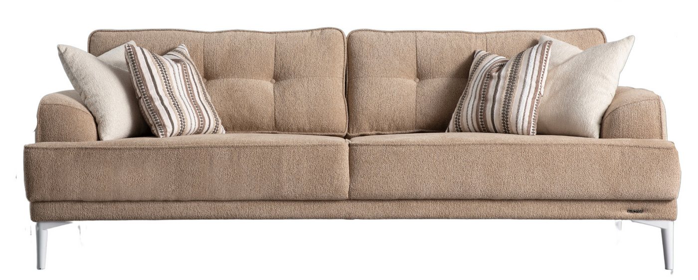 Villa Möbel Sofa Vienna, 1 Stk. 2-Sitzer, Handmade Quality,strapazierfähiger,pflegeleichter Mikrofaserstoff von Villa Möbel