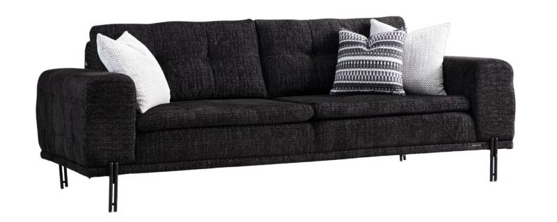 Villa Möbel Sofa Wall-Street, 1 Stk. 2-Sitzer, mit Relax-/Bettfunktion durch umklappbare Rückenlehne von Villa Möbel