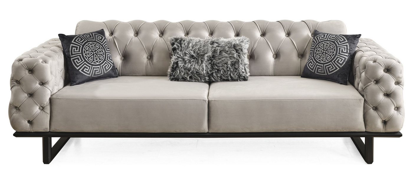 Villa Möbel Sofa Zen, 3-Sitzer 1 Teile, Quality Made in Turkey- Pflegeleichter Mikrofaserstoff Villa Möbel Sofa Zen, 3-Sitzer 1 Teile, Quality Made in Turkey- Pflegeleichter Mikrofaserstoff von Villa Möbel