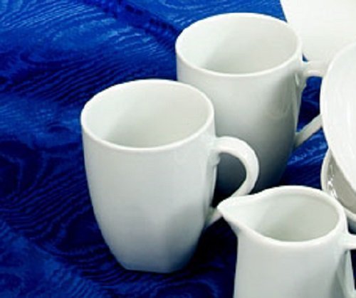Square Weiss 24 Kaffeebecher Becher Set 30 cl Neu für 24 Personen von Villa Table