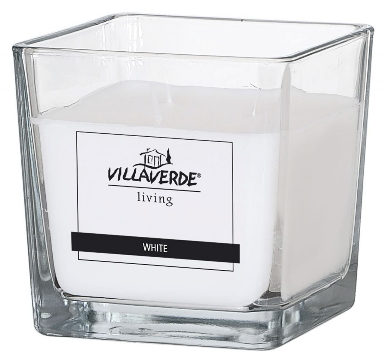 Villa Verde Duftkerze Villa Verde Duftkerze im Glas 3-Docht White, 10 x von Villa Verde