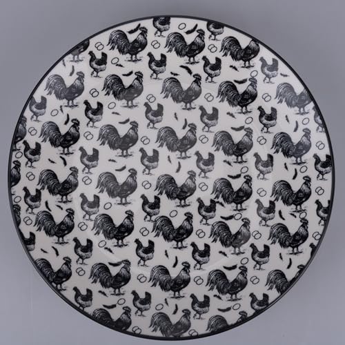 6er Set Obstteller Ø 19 cm Porzellan Dekor Hahn Farm 6er Set Obstteller Ø 19 cm Porzellan Dekor Hahn Farm von Villa d'Este Home Tivoli 1996