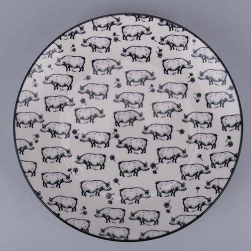 Set 6 Obstteller Ø 19 cm Porzellan Dekor Schwein Farm Set 6 Obstteller Ø 19 cm Porzellan Dekor Schwein Farm von Villa d'Este Home Tivoli 1996