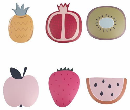 Set mit 6 Tischsets Obst aus PVC, Fruit for One Set mit 6 Tischsets Obst aus PVC, Fruit for One von Villa d'Este Home Tivoli 1996