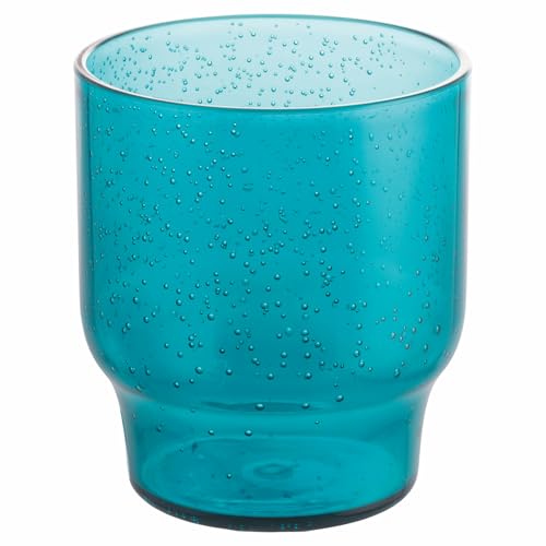 Villa d'Este Home Tivoli 1996 Set mit 6 Wassergläsern, 325 ml, himmelblaue Blasen, aus Kunststoff, für Pool Party, einzigartig von Villa d'Este Home Tivoli 1996