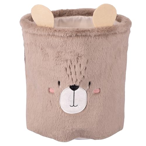 Wäschekorb Bär aus Polyester in Felloptik von Les Petites von Villa d'Este Home Tivoli 1996