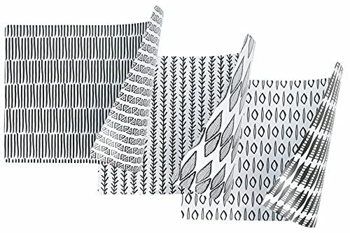 Afro Platzset, doppelseitig, 45 x 30 cm, aus PVC, 6 Stück von Villa d'Este Home Tivoli