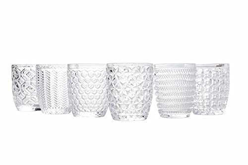 Geometrie Set 6 Wassergläser aus Glas 300 ml von Villa d’Este Home Tivoli