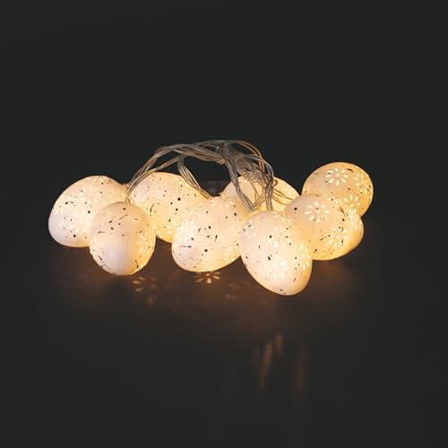 Osterdeko Schnur 8 LED Eier weiß La Campagne Osterdeko Schnur 8 LED Eier weiß La Campagne von Villa d'Este Home Tivoli