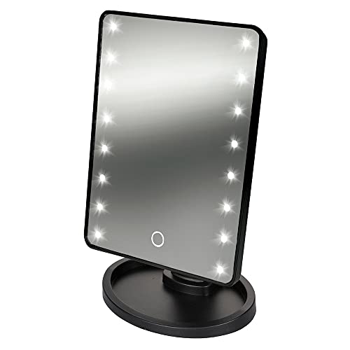 Spiegel TRUCCO 16 LED SCHWARZ von Villa d’Este Home Tivoli