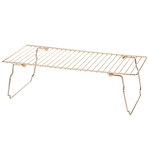 Stapelbarer Regalteil, zusammenklappbar, platzsparend, aus Metall, Golden Kitchen Stapelbarer Regalteil, zusammenklappbar, platzsparend, aus Metall, Golden Kitchen von Villa d'Este Home Tivoli