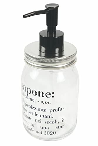 Victionary Seifenspender aus transparentem Glas 380 ml von Villa d'Este Home Tivoli
