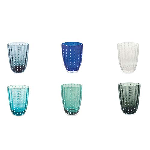 Villa D'Este Home Tivoli 2195173 Wasserbecher-Set, Glas von Villa d’Este Home Tivoli