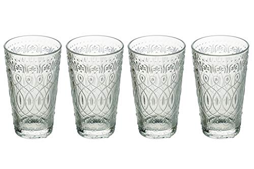 Villa d'Este Home Tivoli 5906771 New Marrakesch Set mit 4 Gläsern, 385 ml, aus Glas von Villa d’Este Home Tivoli