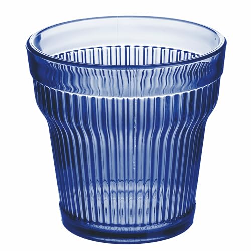 Villa d'Este Home Tivoli 6er Set Trinkbecher 300ml aus Acryl Oberfläche mit senkrechten Streifen violett Fashion Ocean von Villa d'Este Home Tivoli