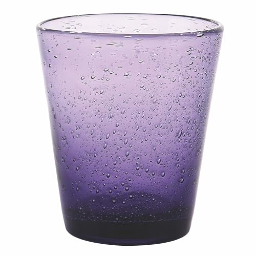 Villa d’Este Home Tivoli 6er Set Wasserbecher violett 330 ml aus mundgeblasenem Glas Cancun Satin von Villa d’Este Home Tivoli