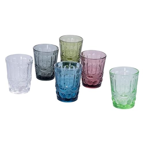 Villa d’Este Home Tivoli 6er Set Wassergläser 240 ml aus Glas, Nobilis von Villa d’Este Home Tivoli