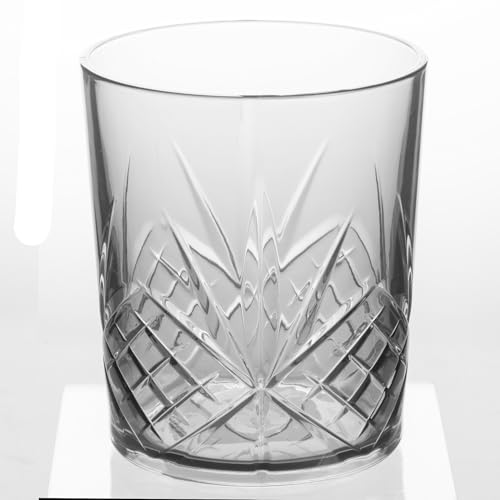 Villa d'Este Home Tivoli 6er Set Whisky Gläser 325ml Acryl klar Fashion von Villa d'Este Home Tivoli