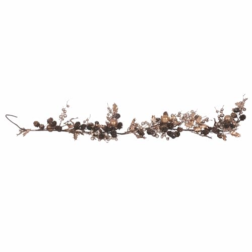 Villa d'Este Home Tivoli Goldener Weihnachtszweig mit Tannenzapfen und Beeren l. 120 cm, Xmas Garden Villa d'Este Home Tivoli Goldener Weihnachtszweig mit Tannenzapfen und Beeren l. 120 cm, Xmas Garden von Villa d'Este Home Tivoli