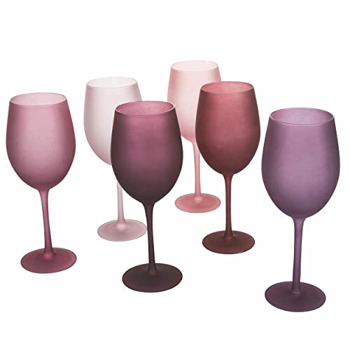 Villa d'Este Home Tivoli Happy Hour Provence 6er Set frosted Glas 550 ml von Villa d’Este Home Tivoli