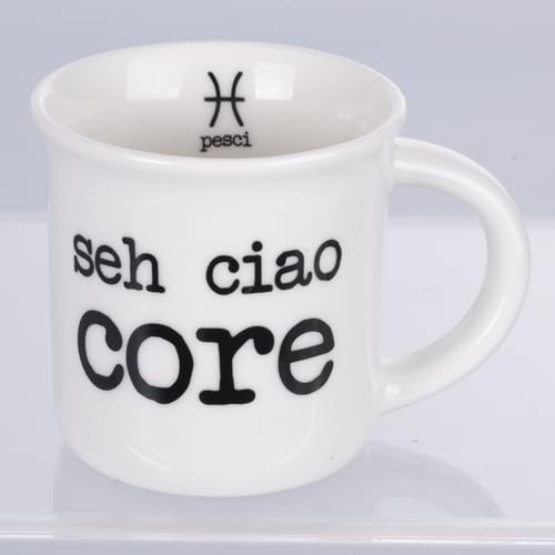 Villa d'Este Home Tivoli Kaffeebecher 90 ml Porzellan Fische S.P.Q.eRe Zodiaco von Villa d'Este Home Tivoli