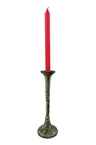 Villa d‘Este Home Tivoli Kerzenleuchter mit 3 Flammen, Höhe 49 cm, aus Aluminium, goldfarben, Maße L 32 x T 15,5 x Villa d‘Este Home Tivoli Kerzenleuchter mit 3 Flammen, Höhe 49 cm, aus Aluminium, goldfarben, Maße L 32 x T 15,5 x von Villa d'Este Home Tivoli