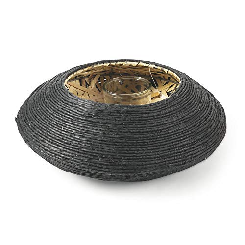 Villa d‘Este Home Tivoli Laterne Misure lanterna: Ø 40 x h. 15 cm Misure barattolo: Ø 10 x h. 10 cm Schwarz von Villa d'Este Home Tivoli