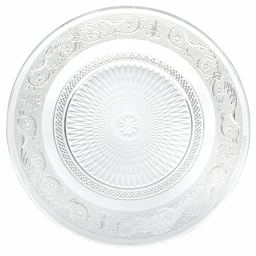 Villa d'Este Home Tivoli Set 3 Servierteller Ø 33 cm aus Glas, Imperial von Villa d'Este Home Tivoli