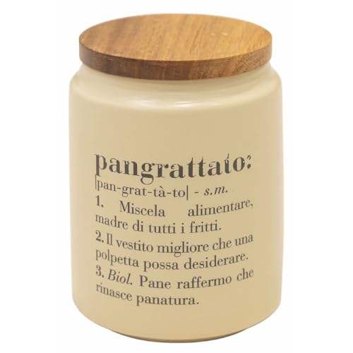 Villa d'Este Home Tivoli Victionary Vorratsdose, beige, Maße: Ø 11 x H 15 cm von Villa d'Este Home Tivoli