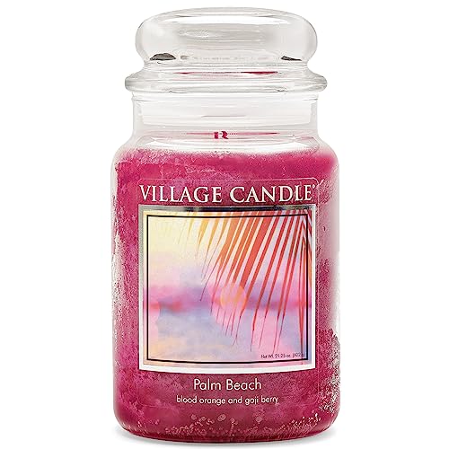 1219 g Village Candle Duftkerze im Glas Palm Beach von Village Candle