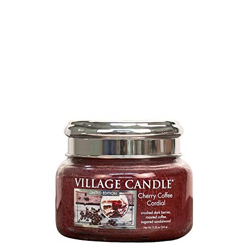 Village Candle - Duftkerze - Kerze - Tradition - Cherry Coffee Cordial - 254g - Limited Edition von Village Candle