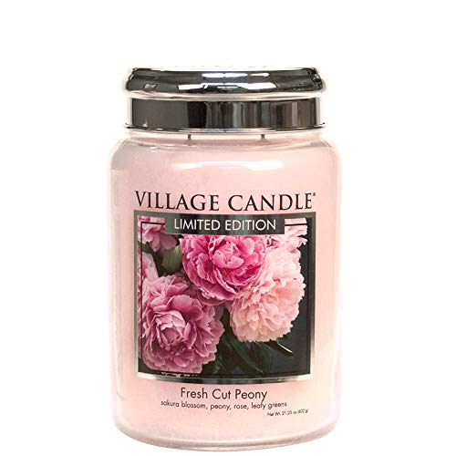 Village Candle - Duftkerze - Kerze - Tradition - Fresh Cut Peony - 626g - Limited Edition Village Candle - Duftkerze - Kerze - Tradition - Fresh Cut Peony - 626g - Limited Edition von Village Candle