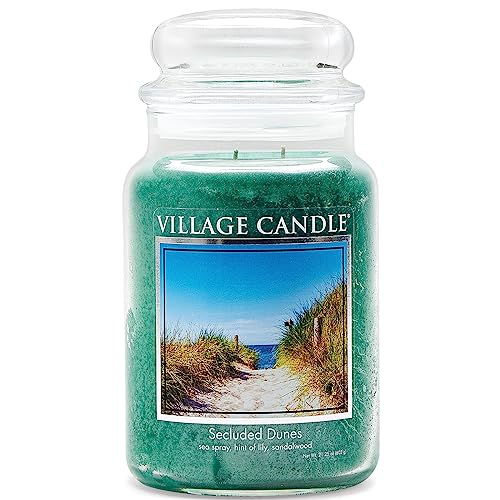 Village Candle Duftkerze im Glas Secluded Dunes Large (26 oz) von Village Candle