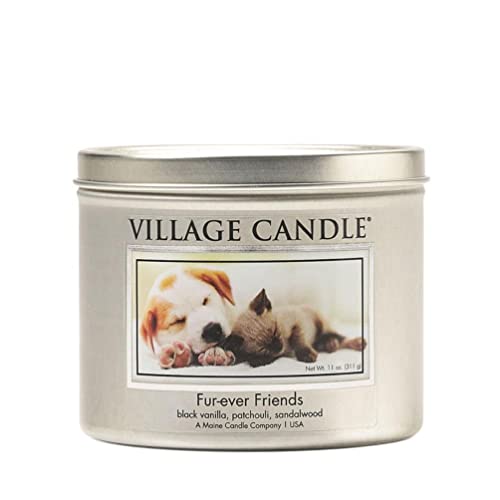 Village Candle Fur-ever Friends 262g netto, (11oz), Brenndauer 45 Stunden von Village Candle