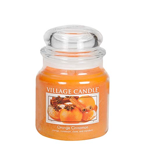 Village Candle Orange und Zimt Duftkerze im Glas, 454 g, 10.3 x 10.1 cm Village Candle Orange und Zimt Duftkerze im Glas, 454 g, 10.3 x 10.1 cm von Village Candle
