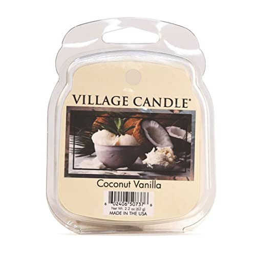 Village Candle Premium Fragrance Wax melts 6 Pack - Creamy Vanilla von Village Candle